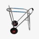 Chariot porte-selle aluminium pliable