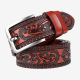 Ceinture tooling floral avec boucle
