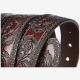 Ceinture tooling floral avec boucle