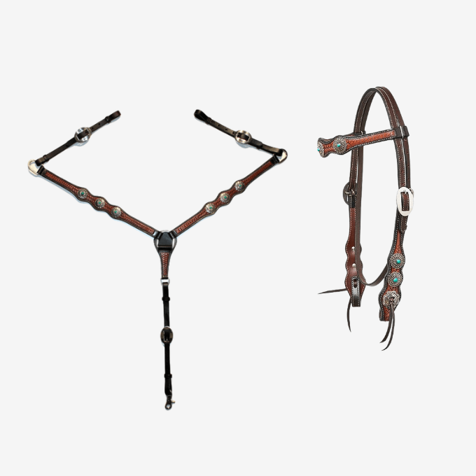 Set Bridon + Collier de chasse Oldstyle Horseman's Tack