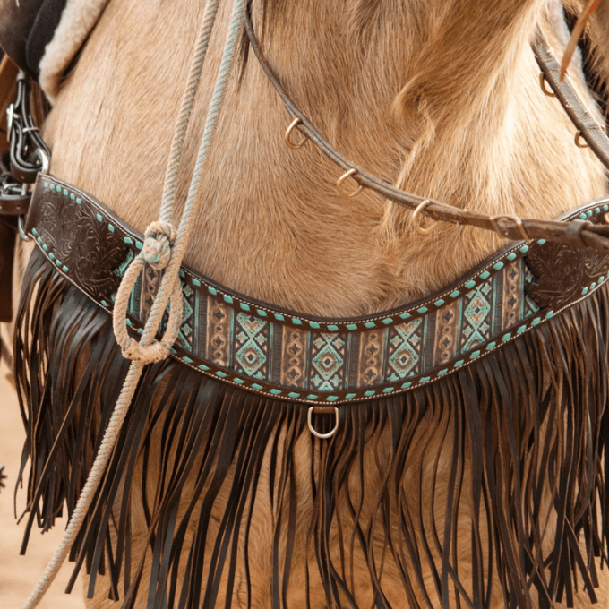 Tripping Collar Maverick avec franges Schulz Equine