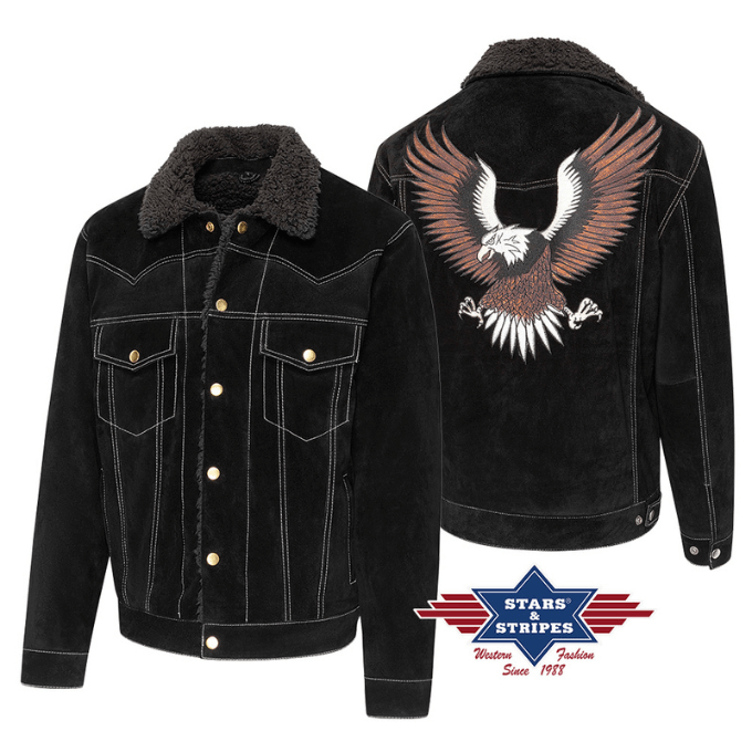 Veste Homme en daim Decker Stars&Stripes