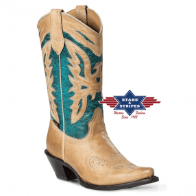 Bottes western femme Stars&Stripes WBL-69