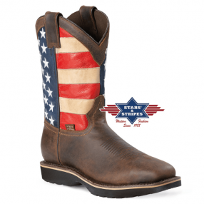 Bottes western-worker Stars&Stripes WB-65