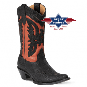 Bottes western femme Stars&Stripes WBL-68