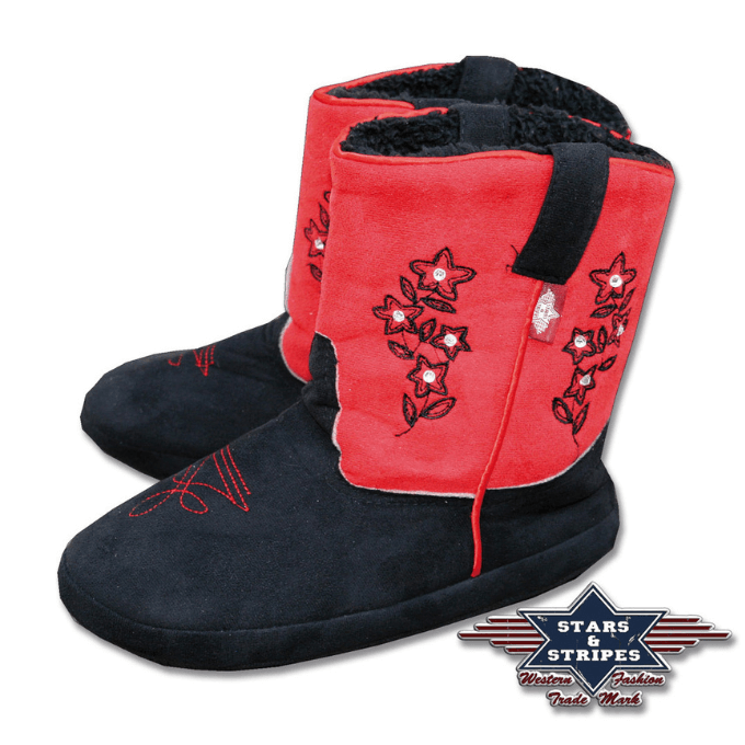 Bottes-Pantoufles western Stars&Stripes CUDDLY