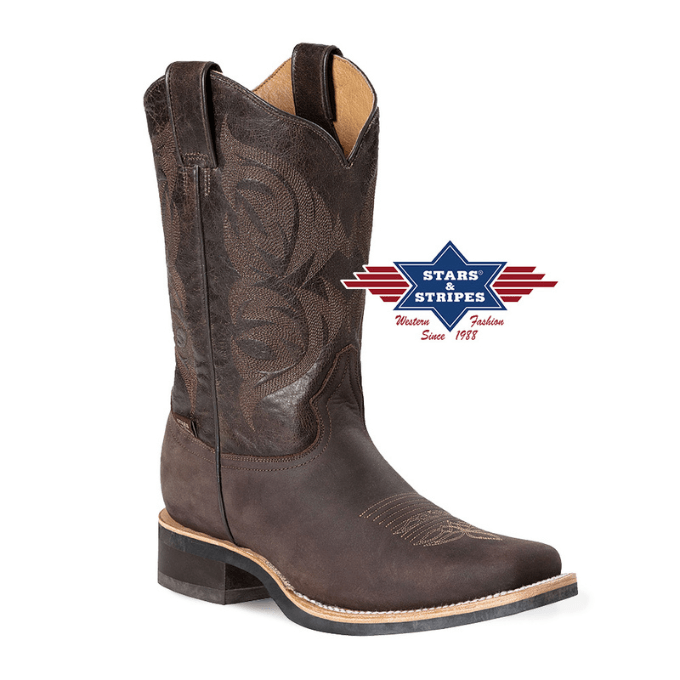 Bottes western homme Stars&Stripes WB-01
