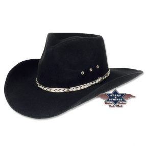 Chapeau western en feutre Kansas Stars&Stripes