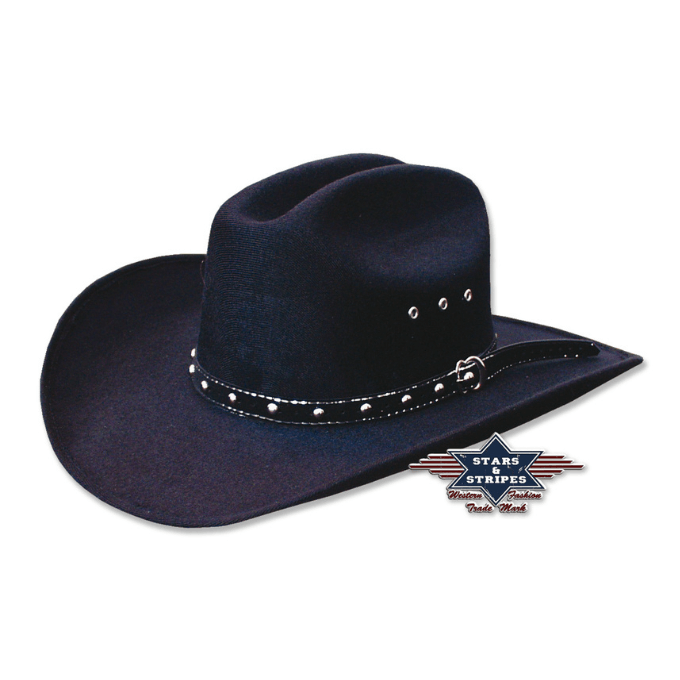 Chapeau western en feutre Kansas Stars&Stripes