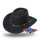 Chapeau western en feutre Gambler Stars&Stripes