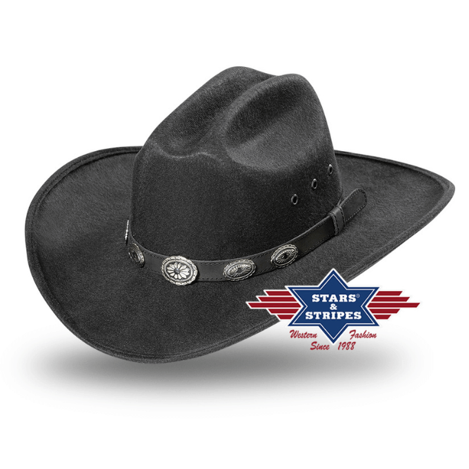 Chapeau western en feutre Larry Stars&Stripes