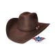 Chapeau western en feutre Wyoming Stars&Stripes