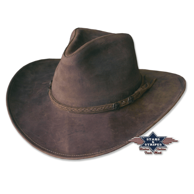 Chapeau western en feutre Gambler Stars&Stripes