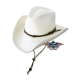 Chapeau western en feutre Gambler Stars&Stripes