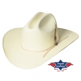 Chapeau western en paille Arizona Stars&Stripes
