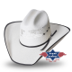 Chapeau western en paille Ashton Stars&Stripes