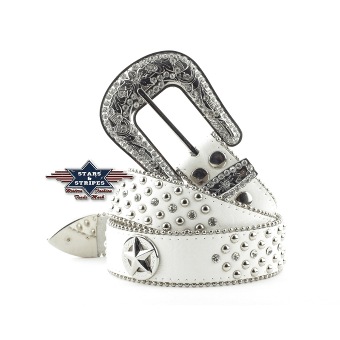 Ceinture western à strass Stone-2 Stars&Stripes