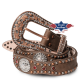 Ceinture western à strass Stone-7 Stars&Stripes