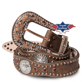 Ceinture western à strass Stone-7 Stars&Stripes