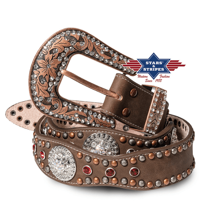 Ceinture western à strass Stone-7 Stars&Stripes