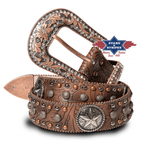 Ceinture western à strass Stone-8 Stars&Stripes