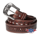 Ceinture western en cuir WG-309 Stars&Stripes
